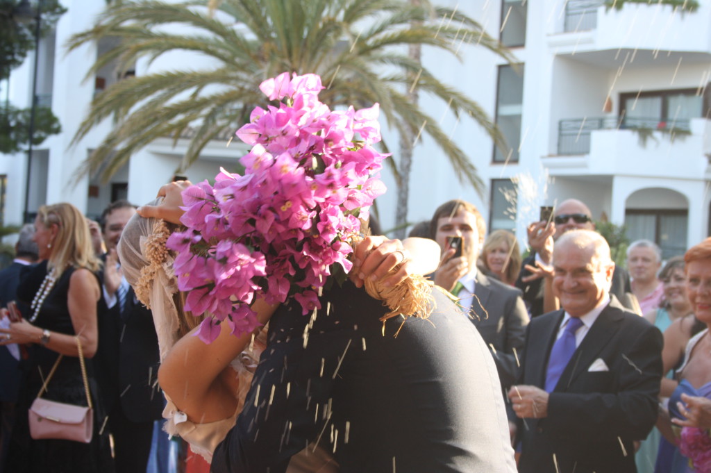 Marta y Juan el día de su boda.Foto Familia MArtínez-Tato